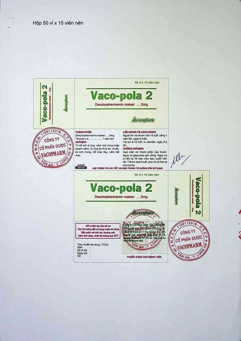 thông tin, cách dùng, giá thuốc Vaco - Pola 2 - ảnh 9