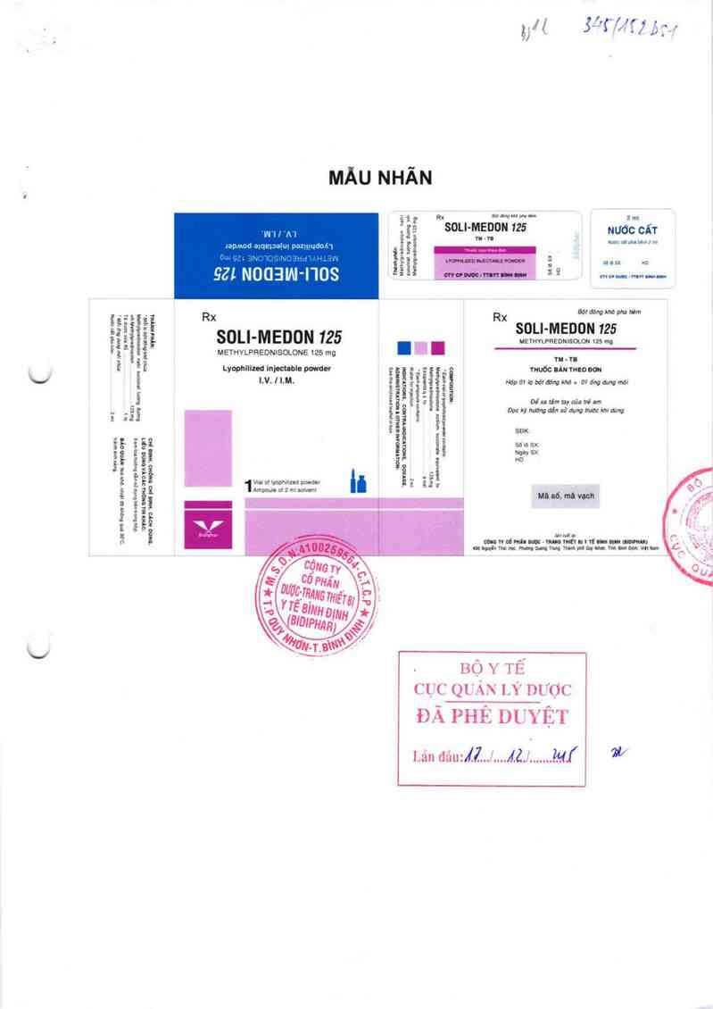 thông tin, cách dùng, giá thuốc Soli - Medon 125 - ảnh 0