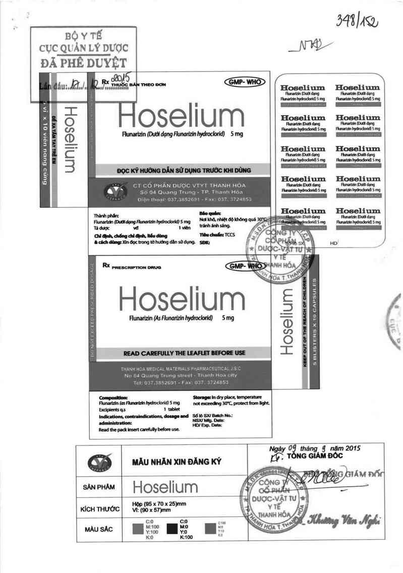 thông tin, cách dùng, giá thuốc Hoselium - ảnh 0