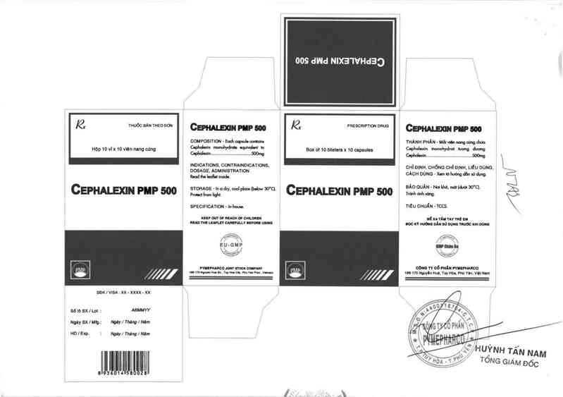 thông tin, cách dùng, giá thuốc Cephalexin PMP 500 - ảnh 1