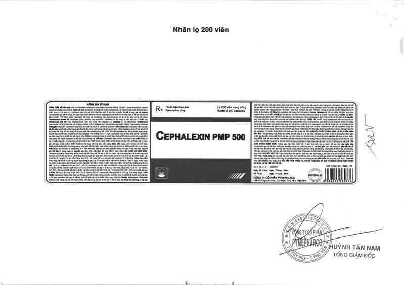 thông tin, cách dùng, giá thuốc Cephalexin PMP 500 - ảnh 3