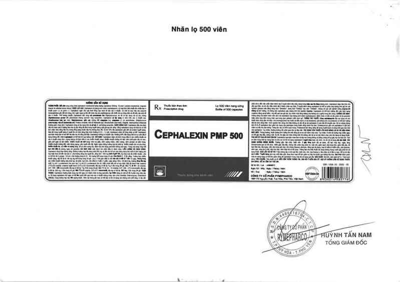 thông tin, cách dùng, giá thuốc Cephalexin PMP 500 - ảnh 4