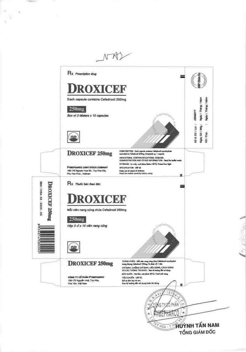 thông tin, cách dùng, giá thuốc Droxicef 250mg - ảnh 1