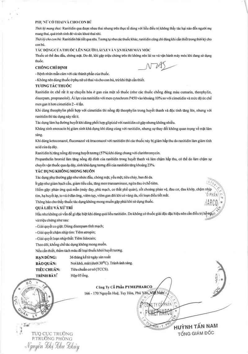 thông tin, cách dùng, giá thuốc Ranistad 50mg - ảnh 3
