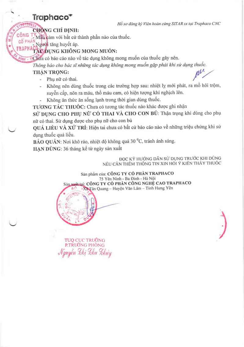 thông tin, cách dùng, giá thuốc Sitar - ảnh 5