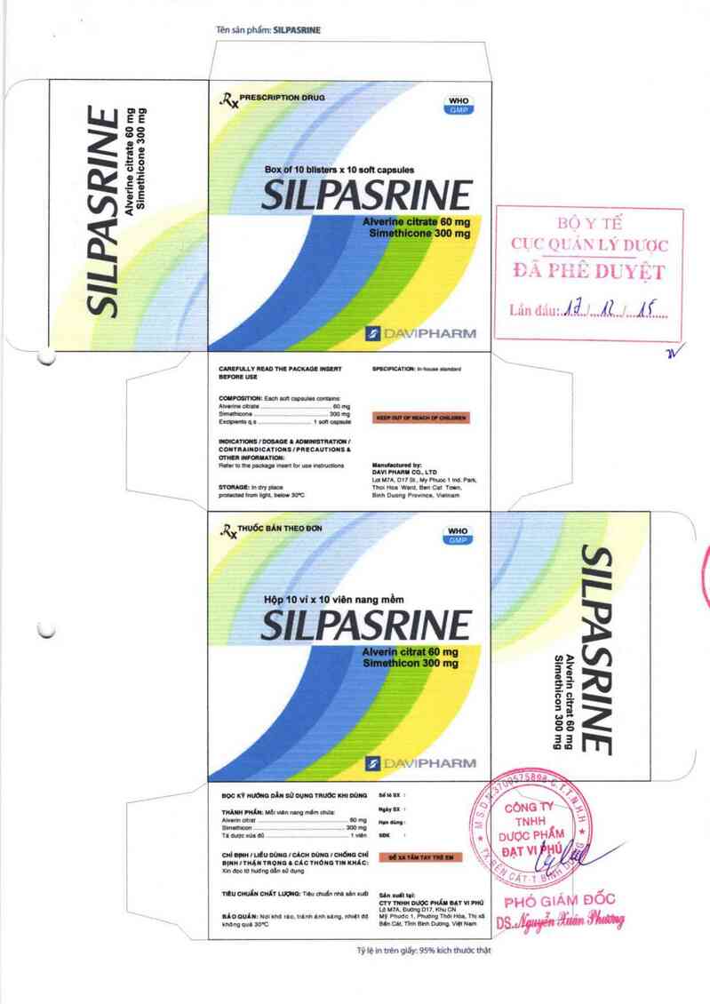 thông tin, cách dùng, giá thuốc Silpasrine - ảnh 1