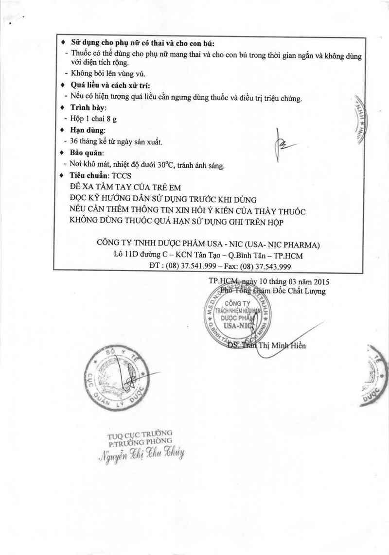 thông tin, cách dùng, giá thuốc Cotilisol - ảnh 3