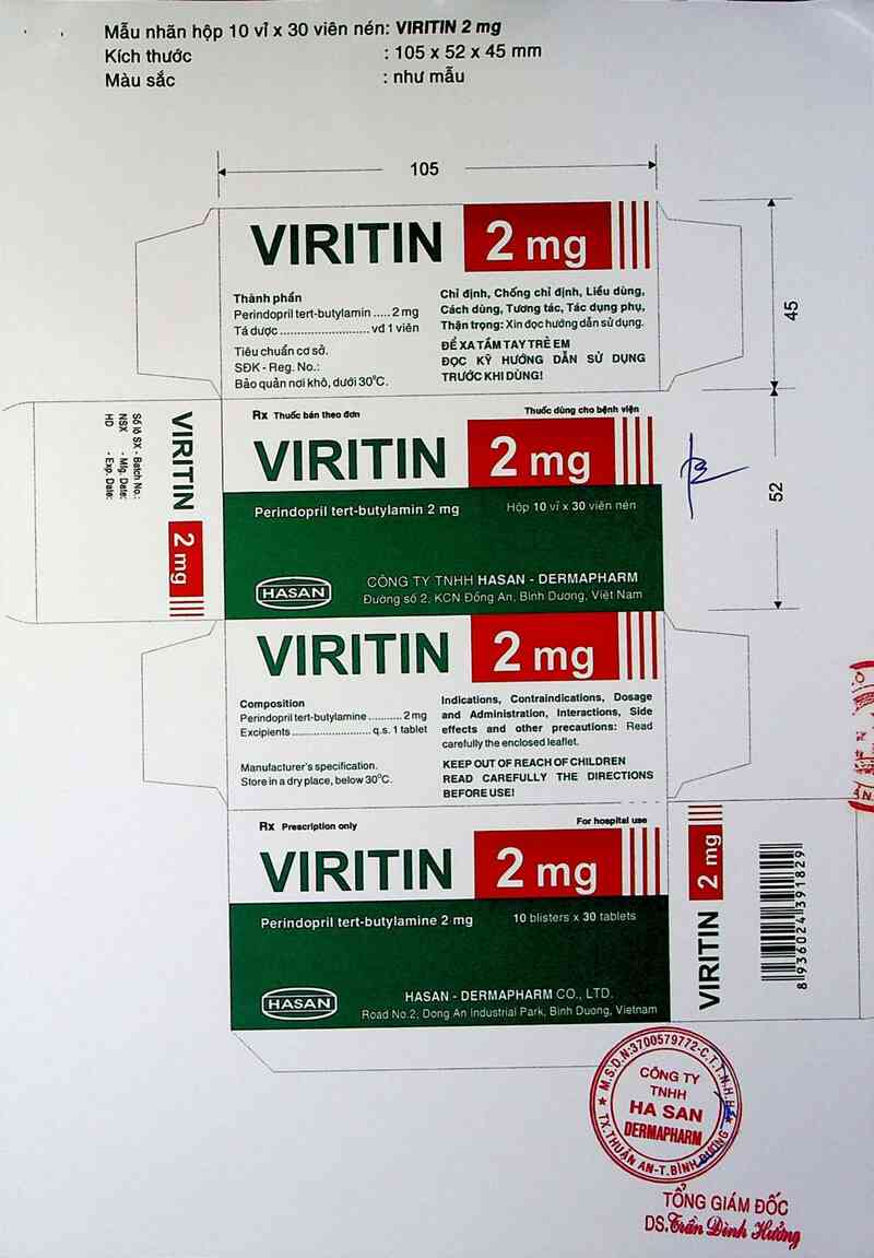 thông tin, cách dùng, giá thuốc Viritin 2 mg - ảnh 2