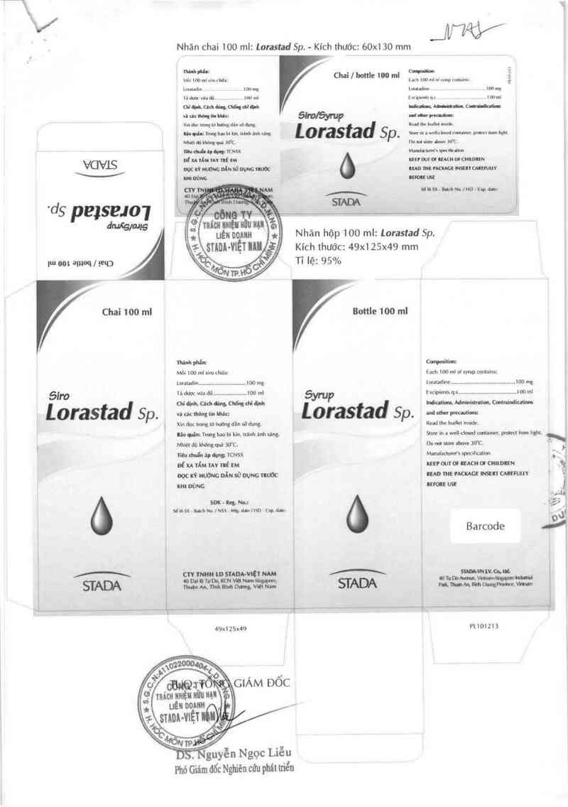 thông tin, cách dùng, giá thuốc Lorastad Sp. - ảnh 1