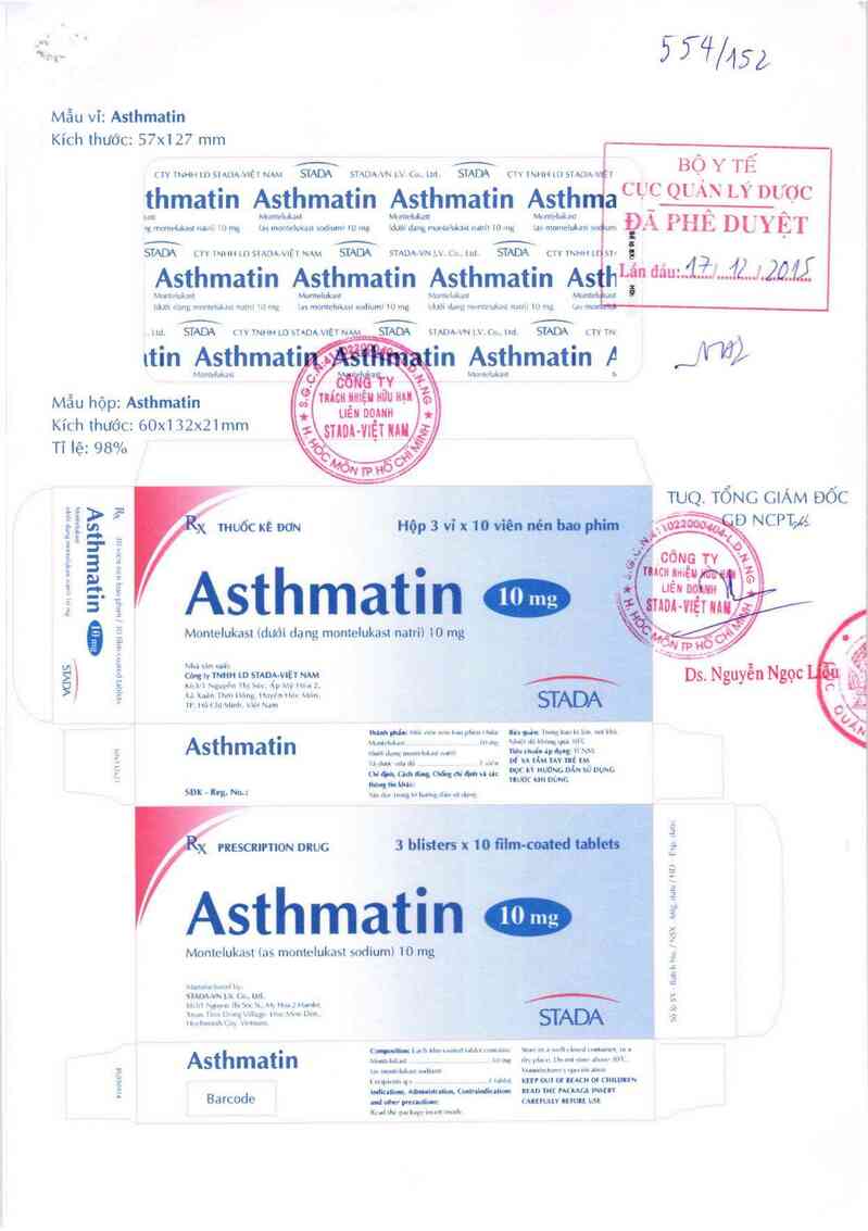 thông tin, cách dùng, giá thuốc Asthmatin - ảnh 0