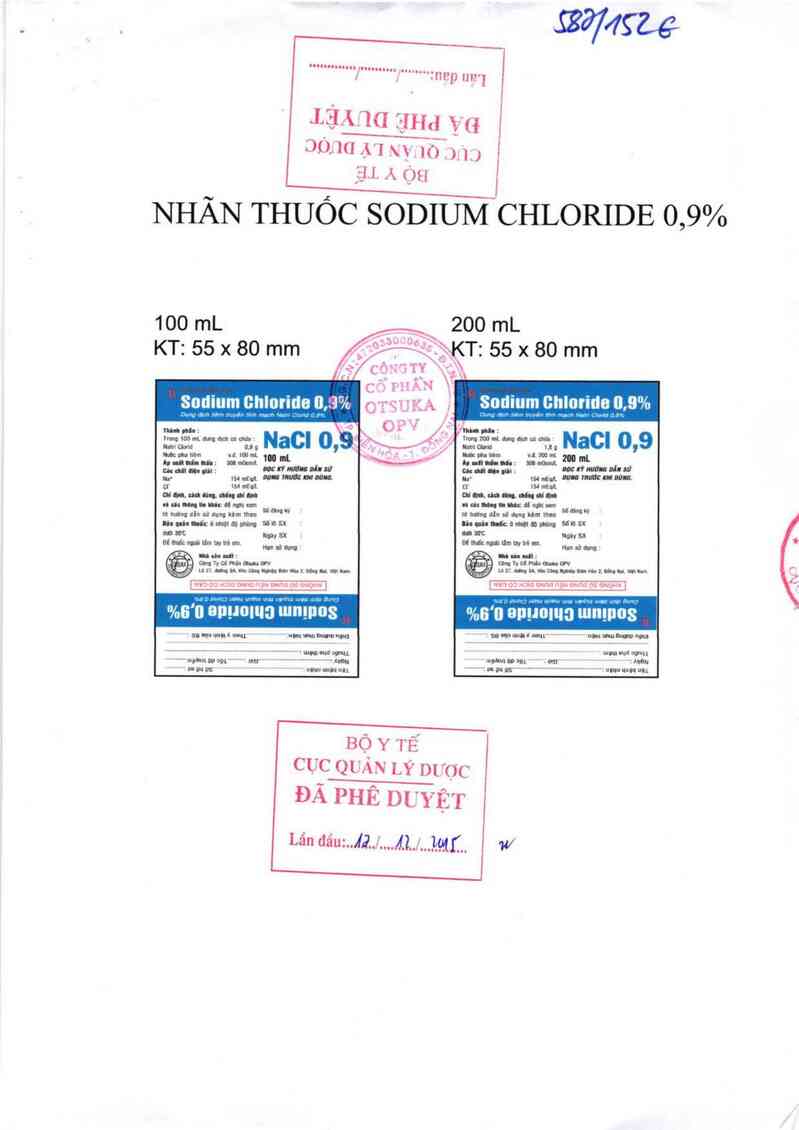 thông tin, cách dùng, giá thuốc Sodium chloride 0,9% - ảnh 0