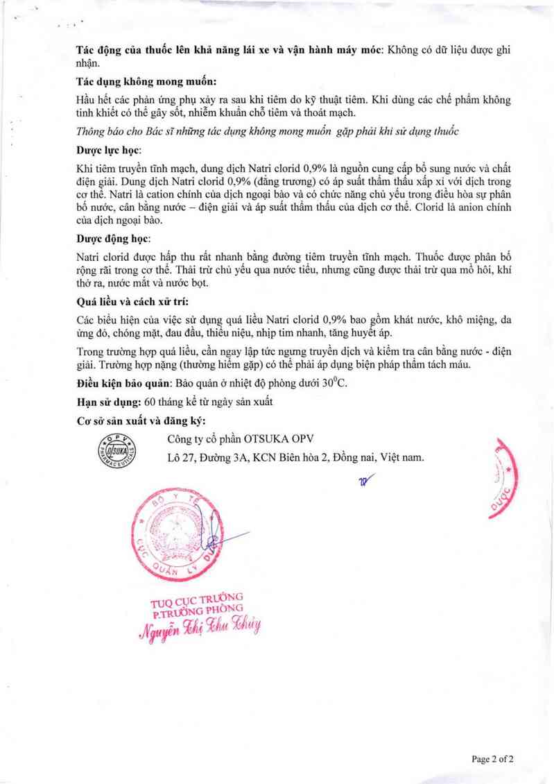 thông tin, cách dùng, giá thuốc Sodium chloride 0,9% - ảnh 3
