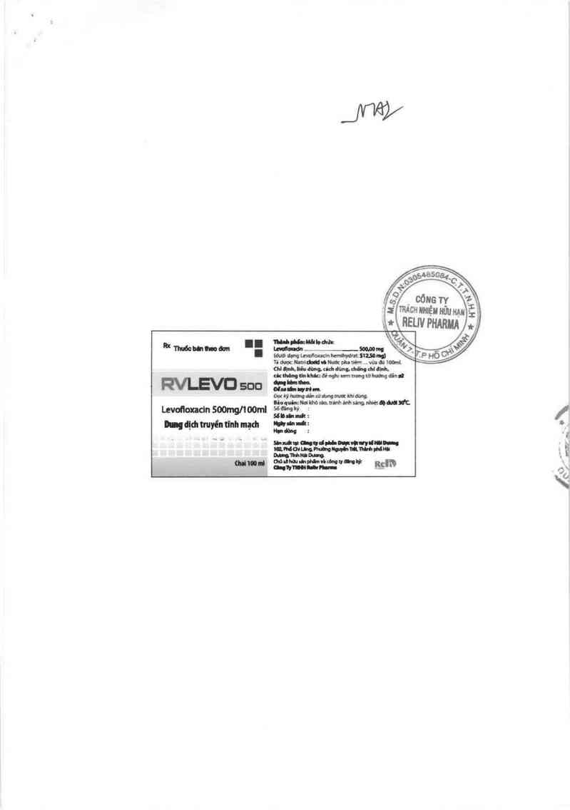 thông tin, cách dùng, giá thuốc Rvlevo 500 - ảnh 1