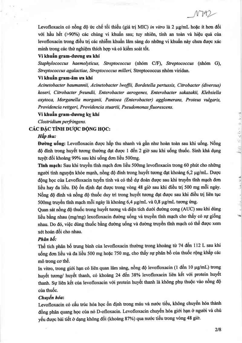 thông tin, cách dùng, giá thuốc Rvlevo 500 - ảnh 3