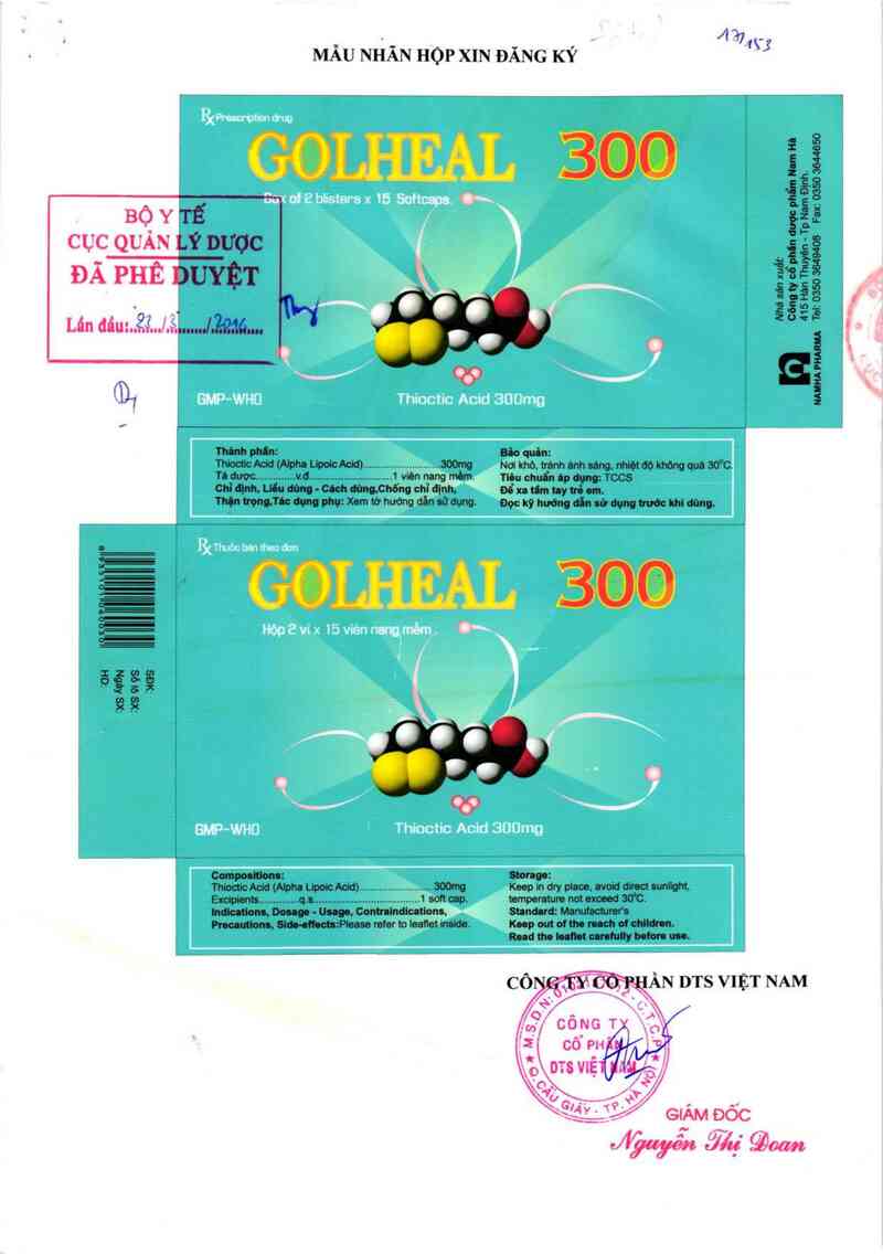 thông tin, cách dùng, giá thuốc Golheal 300 - ảnh 0