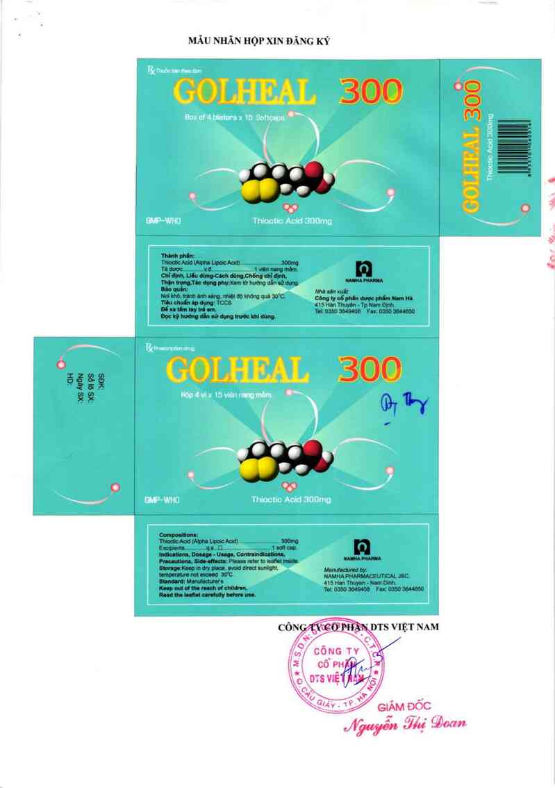 thông tin, cách dùng, giá thuốc Golheal 300 - ảnh 1