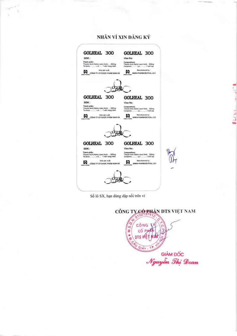thông tin, cách dùng, giá thuốc Golheal 300 - ảnh 2