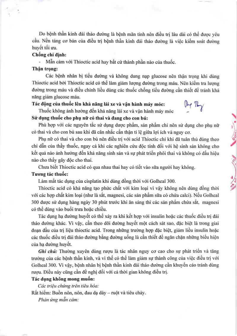 thông tin, cách dùng, giá thuốc Golheal 300 - ảnh 5