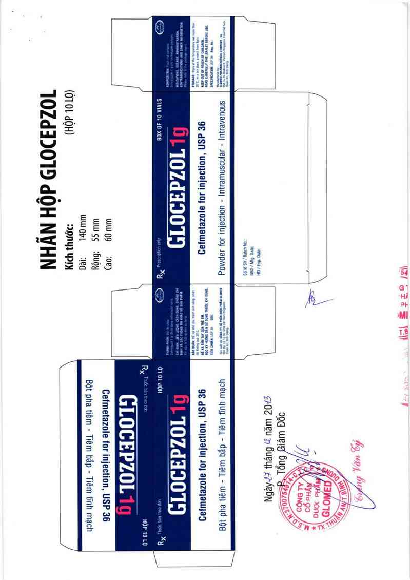 thông tin, cách dùng, giá thuốc Glocepzol 1g - ảnh 2