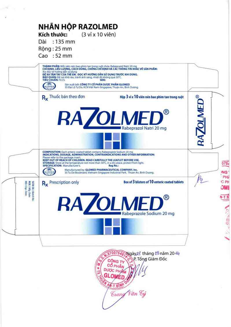 thông tin, cách dùng, giá thuốc Razolmed - ảnh 1