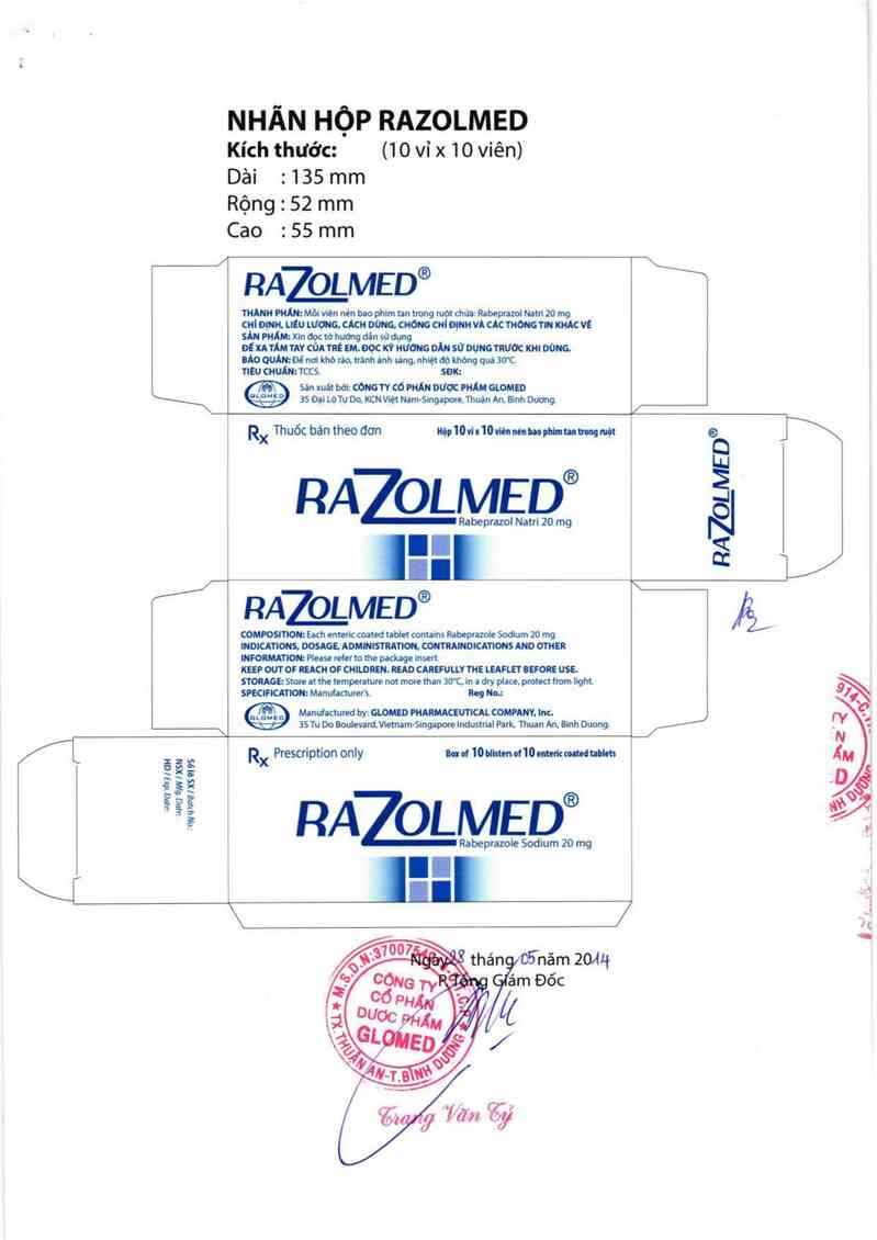 thông tin, cách dùng, giá thuốc Razolmed - ảnh 2