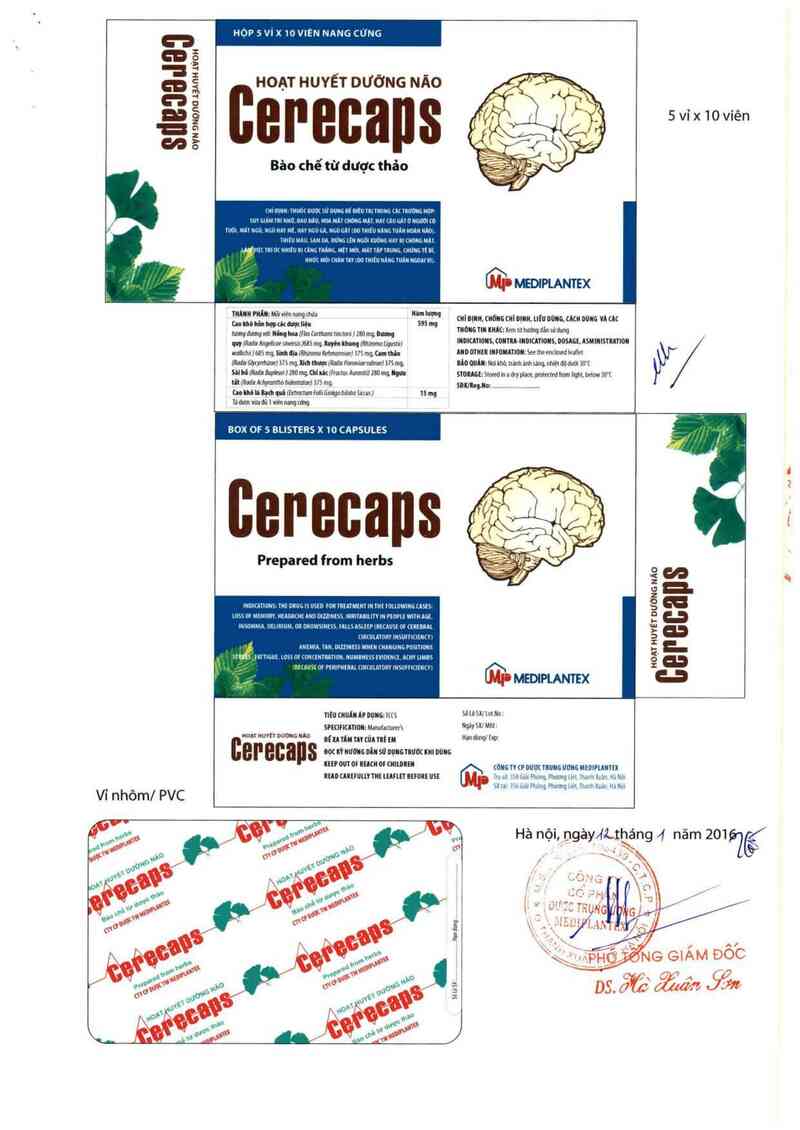 thông tin, cách dùng, giá thuốc Cerecaps - ảnh 1