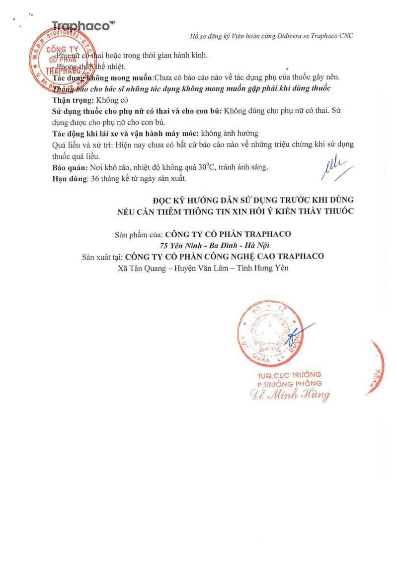thông tin, cách dùng, giá thuốc Didicera - ảnh 5