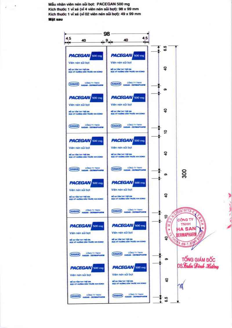 thông tin, cách dùng, giá thuốc Pacegan 500 mg - ảnh 4