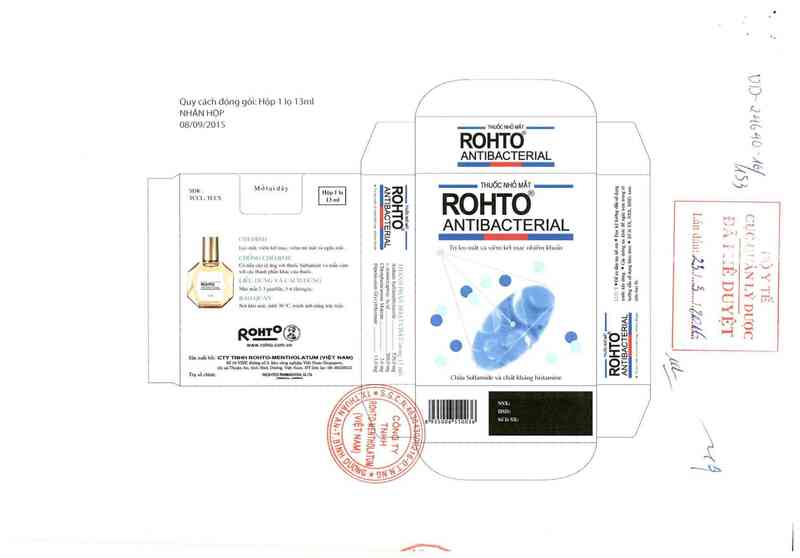 thông tin, cách dùng, giá thuốc Rohto antibacterial - ảnh 0
