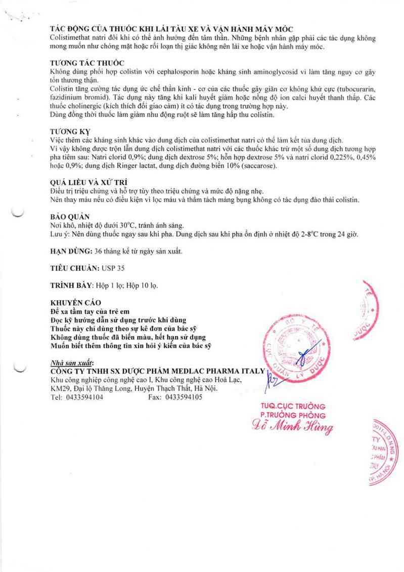 thông tin, cách dùng, giá thuốc Colistimed - ảnh 4