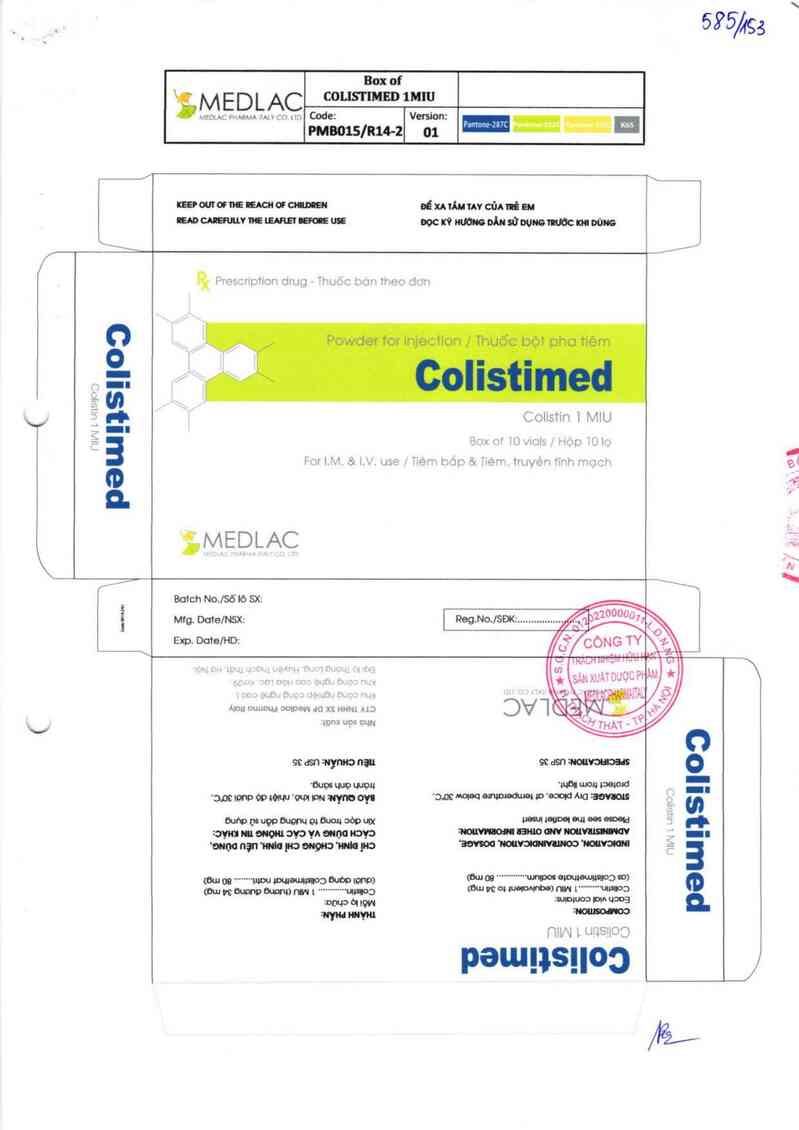 thông tin, cách dùng, giá thuốc Colistimed - ảnh 1