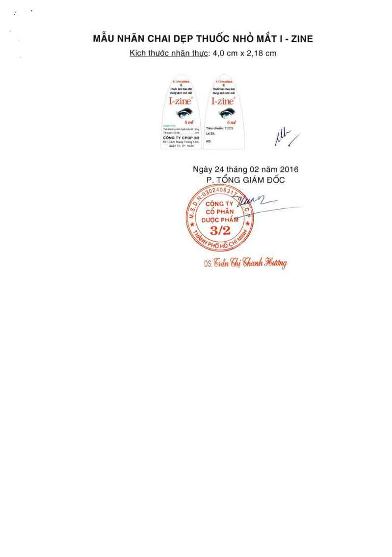 thông tin, cách dùng, giá thuốc I-Zine - ảnh 3