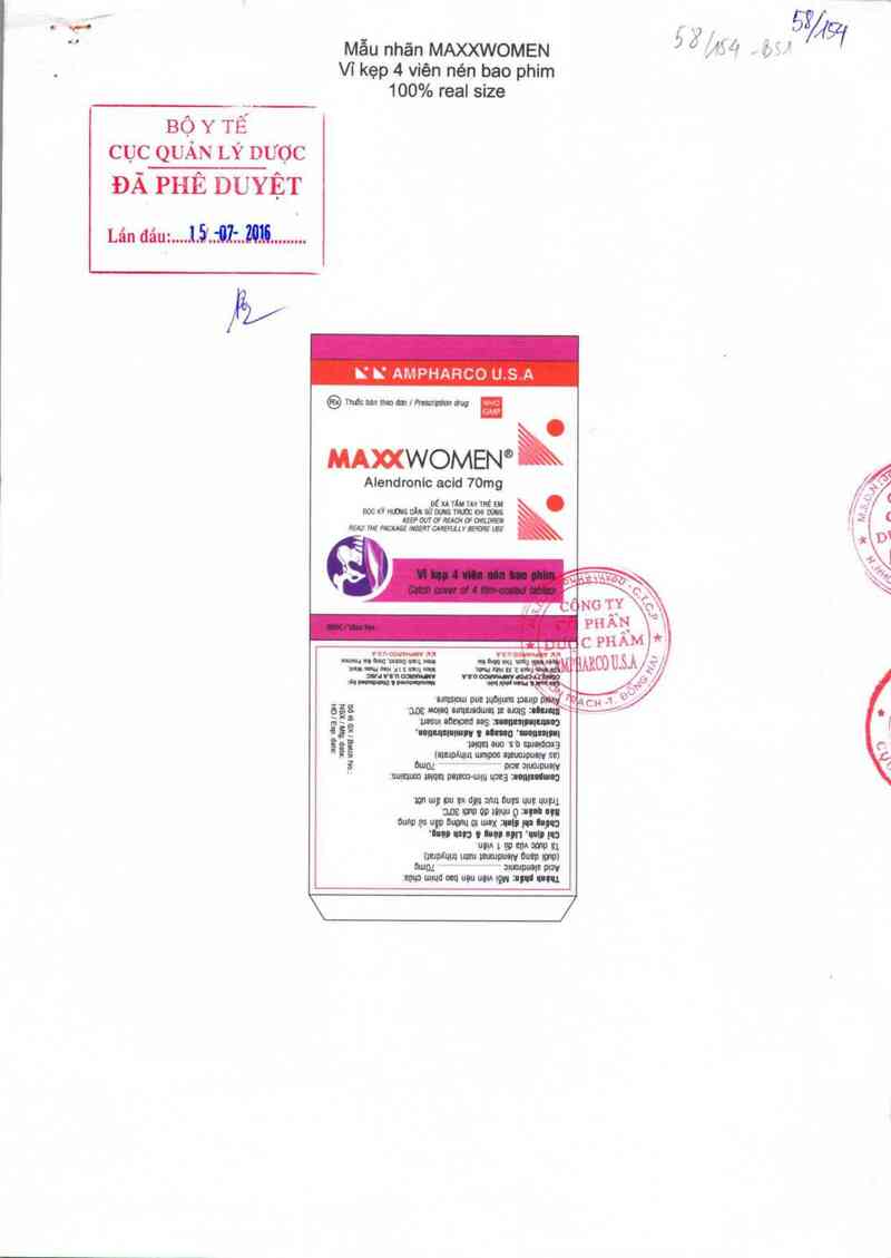 thông tin, cách dùng, giá thuốc Maxxwomen - ảnh 0