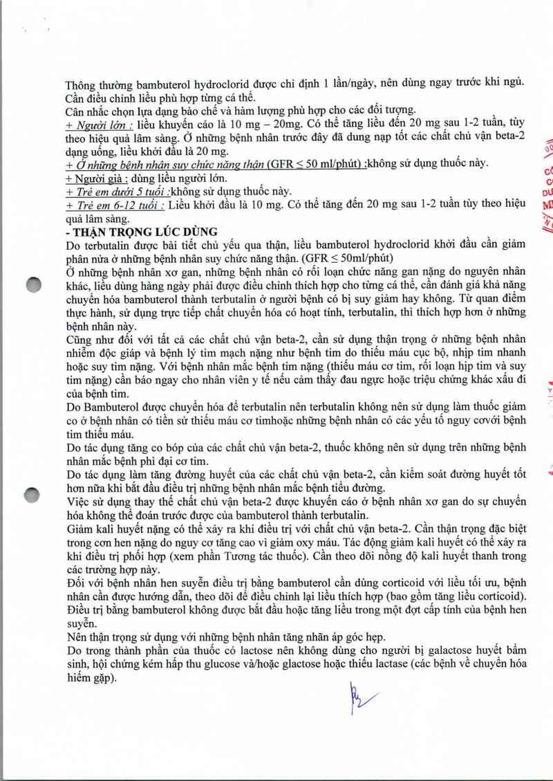 thông tin, cách dùng, giá thuốc Respamxol 20 - ảnh 2