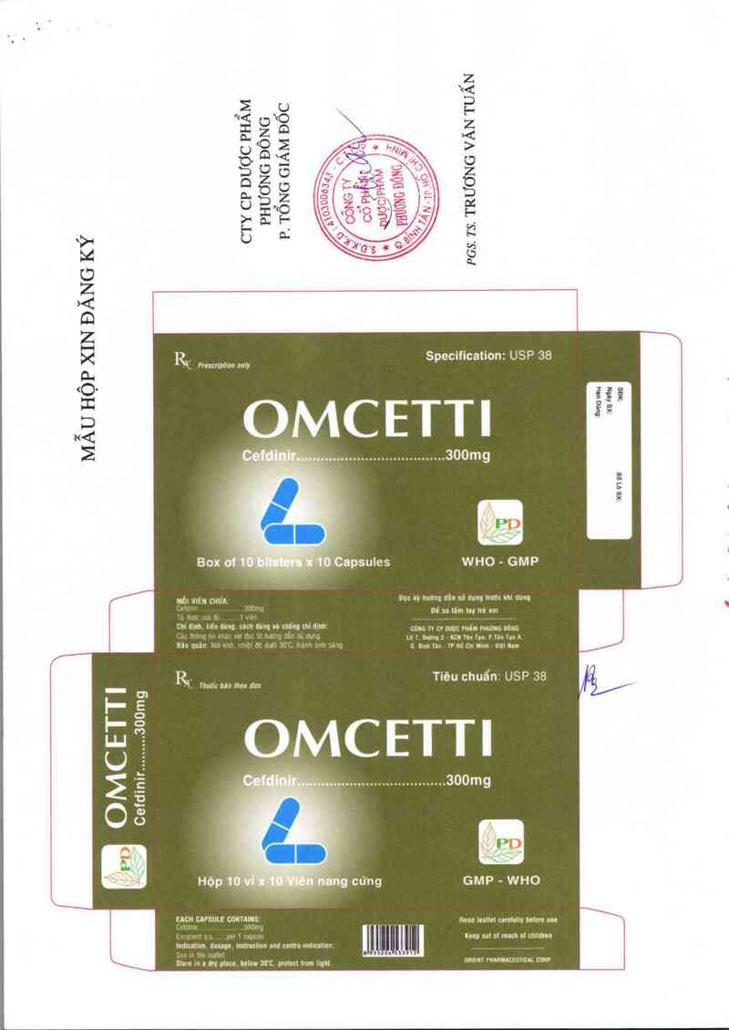 thông tin, cách dùng, giá thuốc Omcetti 300 mg - ảnh 10