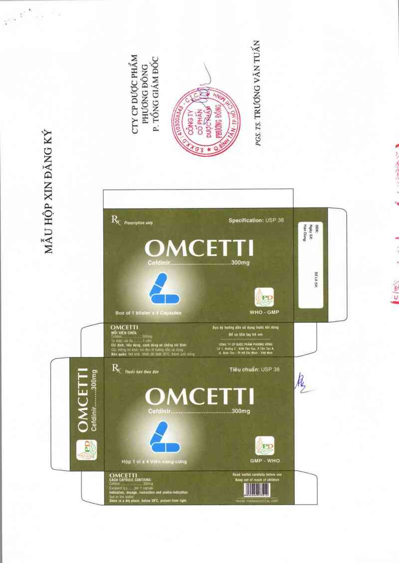 thông tin, cách dùng, giá thuốc Omcetti 300 mg - ảnh 2
