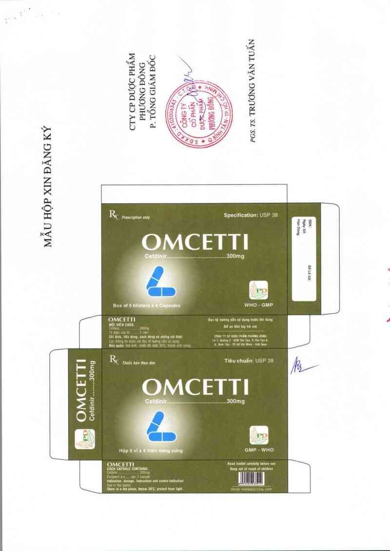 thông tin, cách dùng, giá thuốc Omcetti 300 mg - ảnh 5