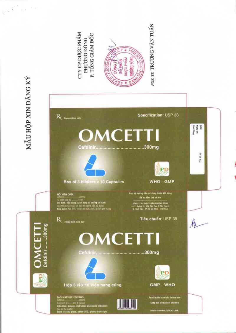 thông tin, cách dùng, giá thuốc Omcetti 300 mg - ảnh 8