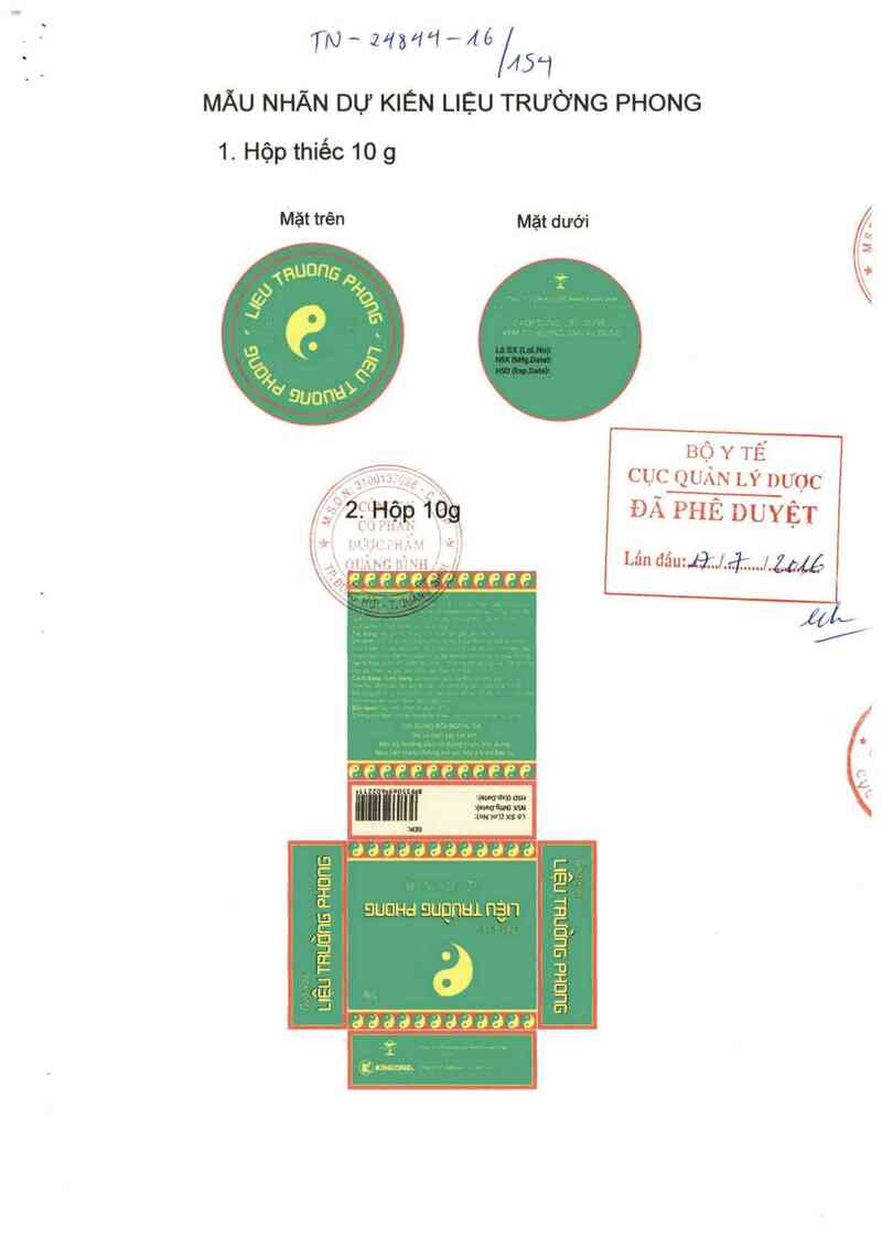 thông tin, cách dùng, giá thuốc Liệu trường phong - ảnh 0