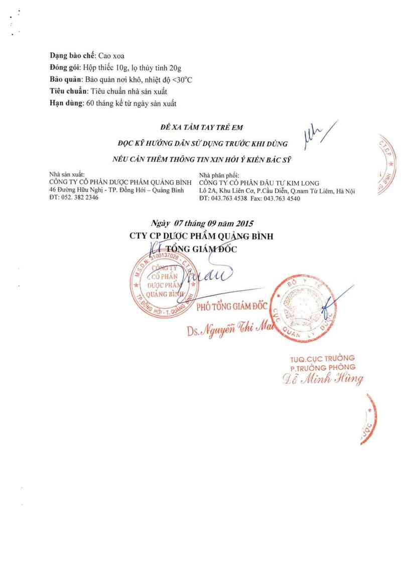 thông tin, cách dùng, giá thuốc Liệu trường phong - ảnh 3