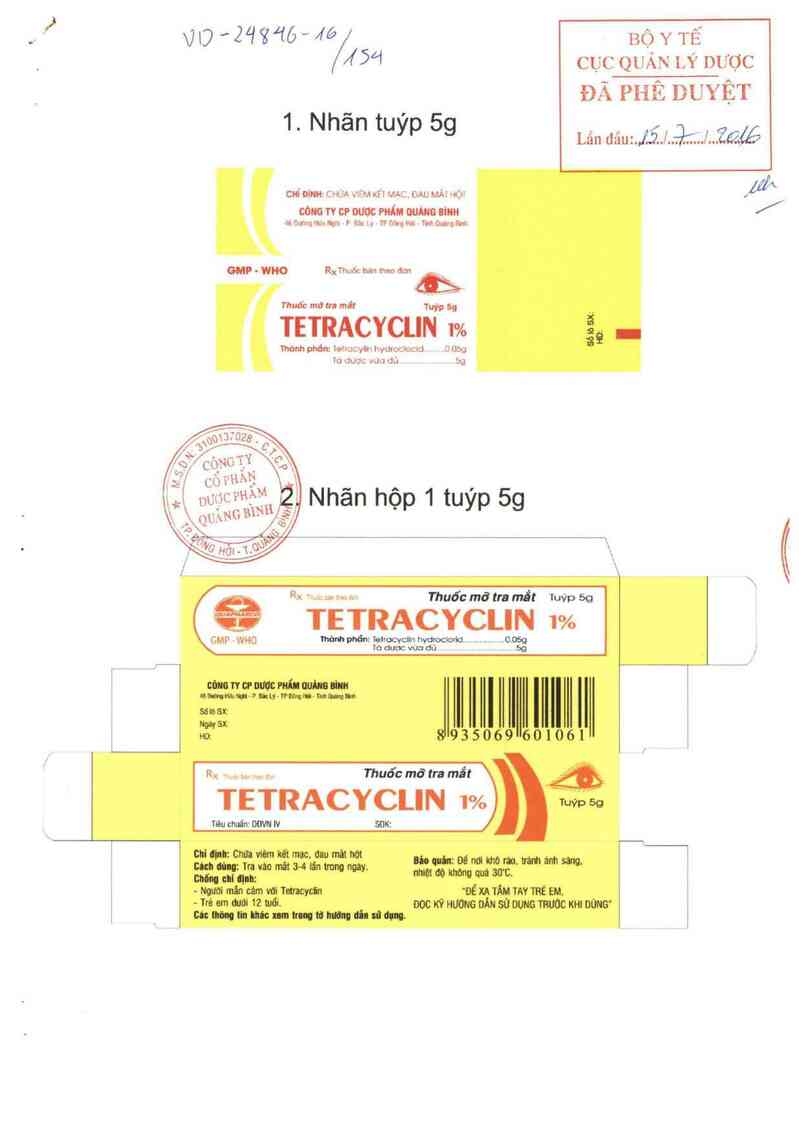thông tin, cách dùng, giá thuốc Tetracyclin 1% - ảnh 0