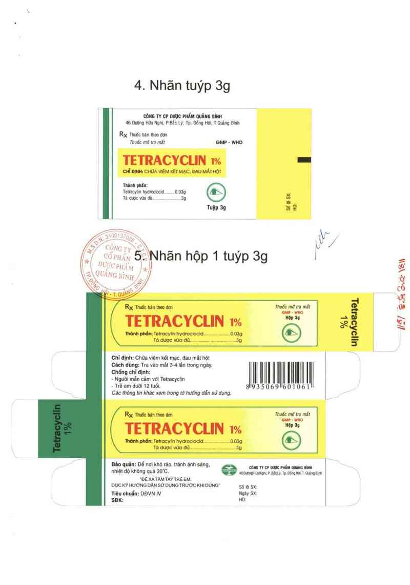 thông tin, cách dùng, giá thuốc Tetracyclin 1% - ảnh 2