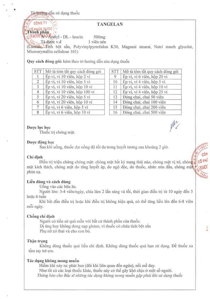 thông tin, cách dùng, giá thuốc Tangelan - ảnh 14