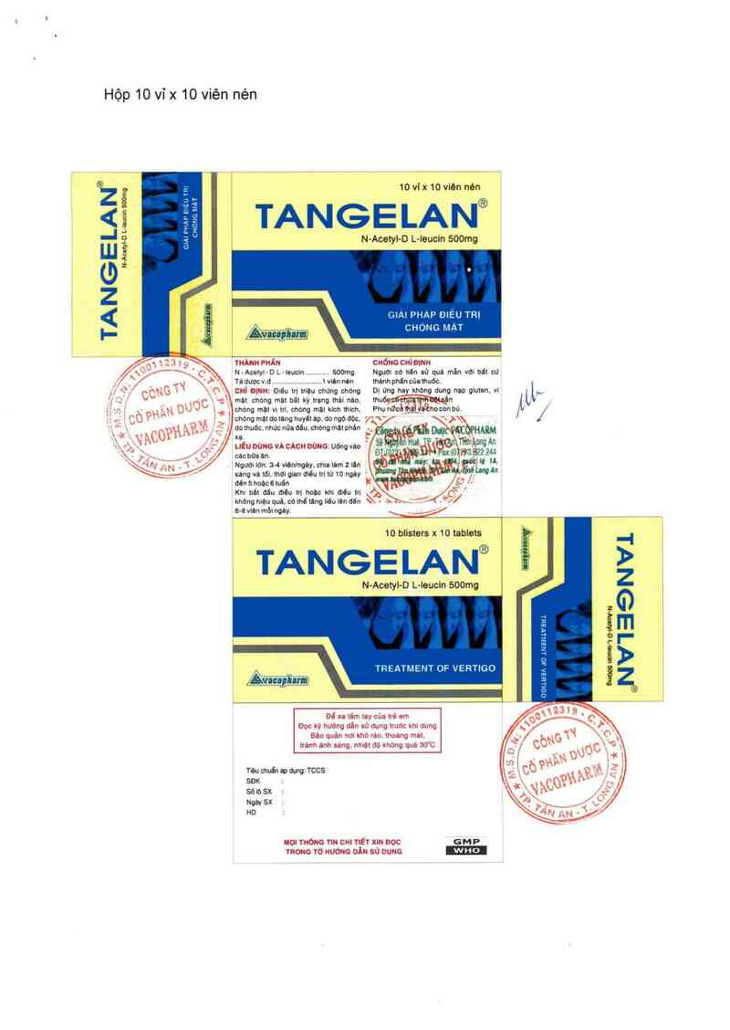 thông tin, cách dùng, giá thuốc Tangelan - ảnh 2