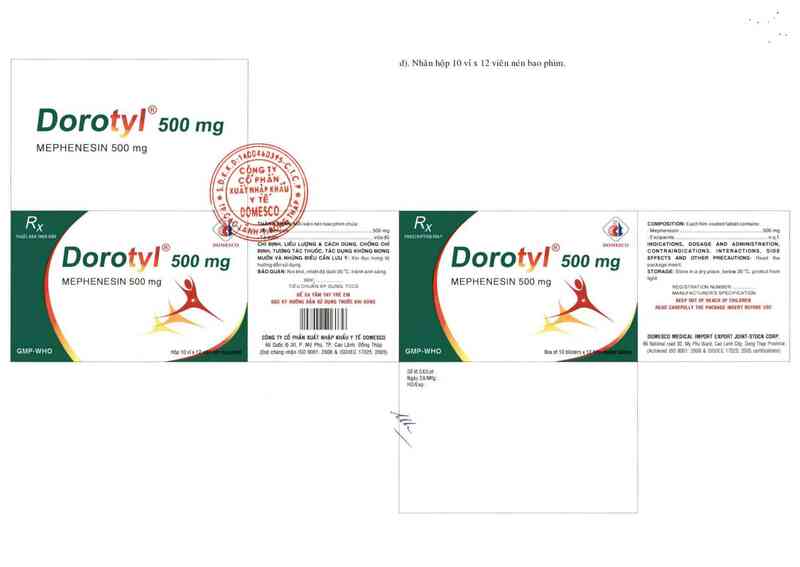 thông tin, cách dùng, giá thuốc Dorotyl 500 mg - ảnh 3