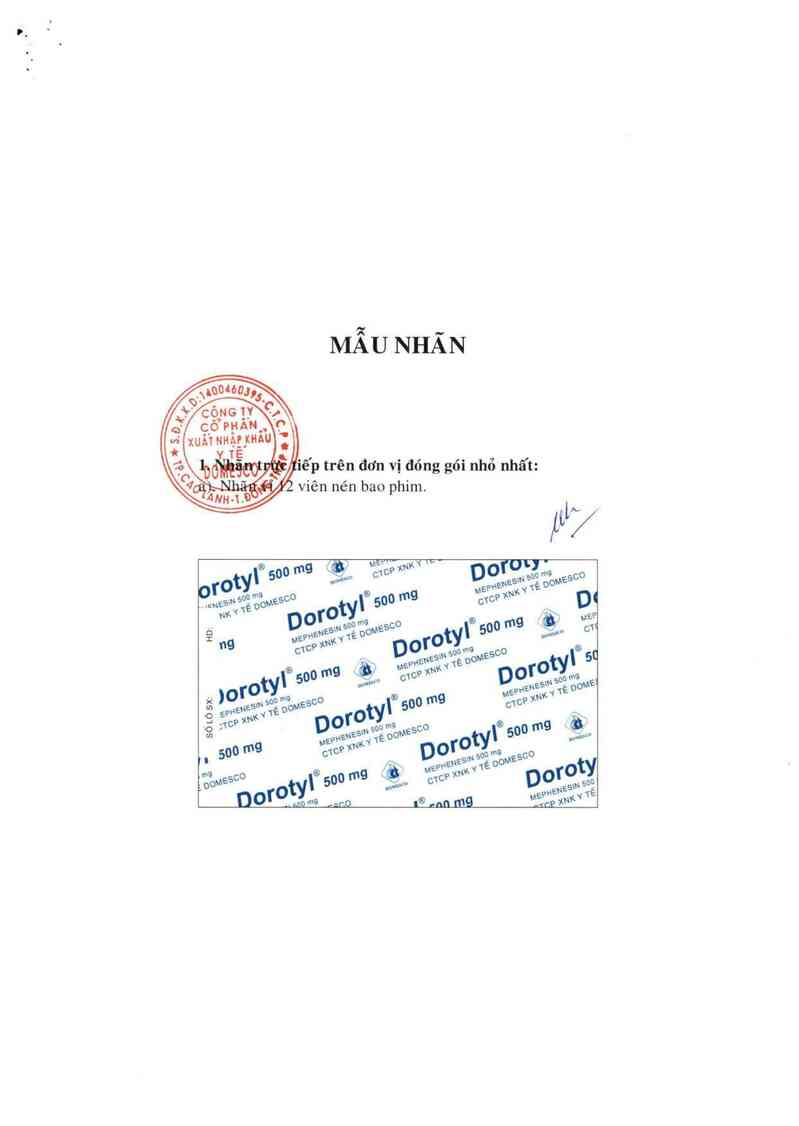 thông tin, cách dùng, giá thuốc Dorotyl 500 mg - ảnh 4