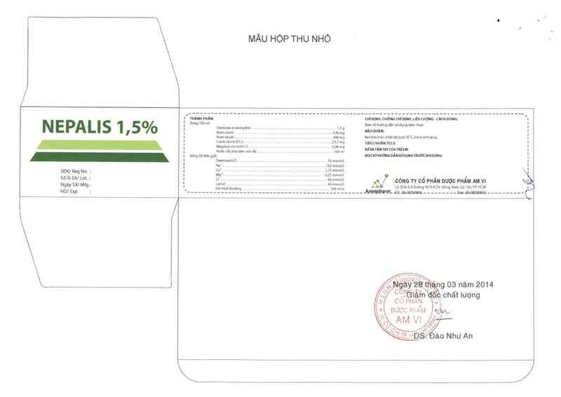 thông tin, cách dùng, giá thuốc Nepalis 1,5% - ảnh 1