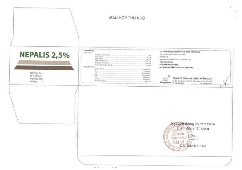 thông tin, cách dùng, giá thuốc Nepalis 2,5% - ảnh 1