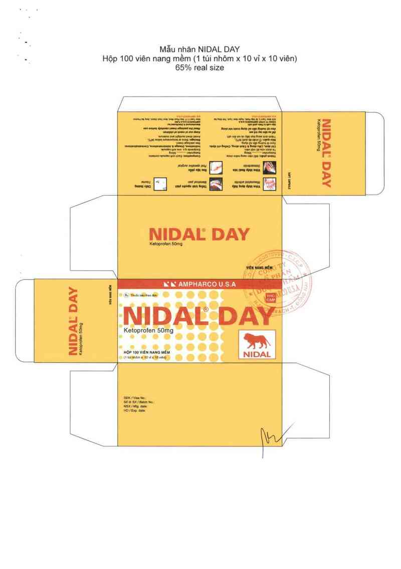 thông tin, cách dùng, giá thuốc Nidal Day - ảnh 2