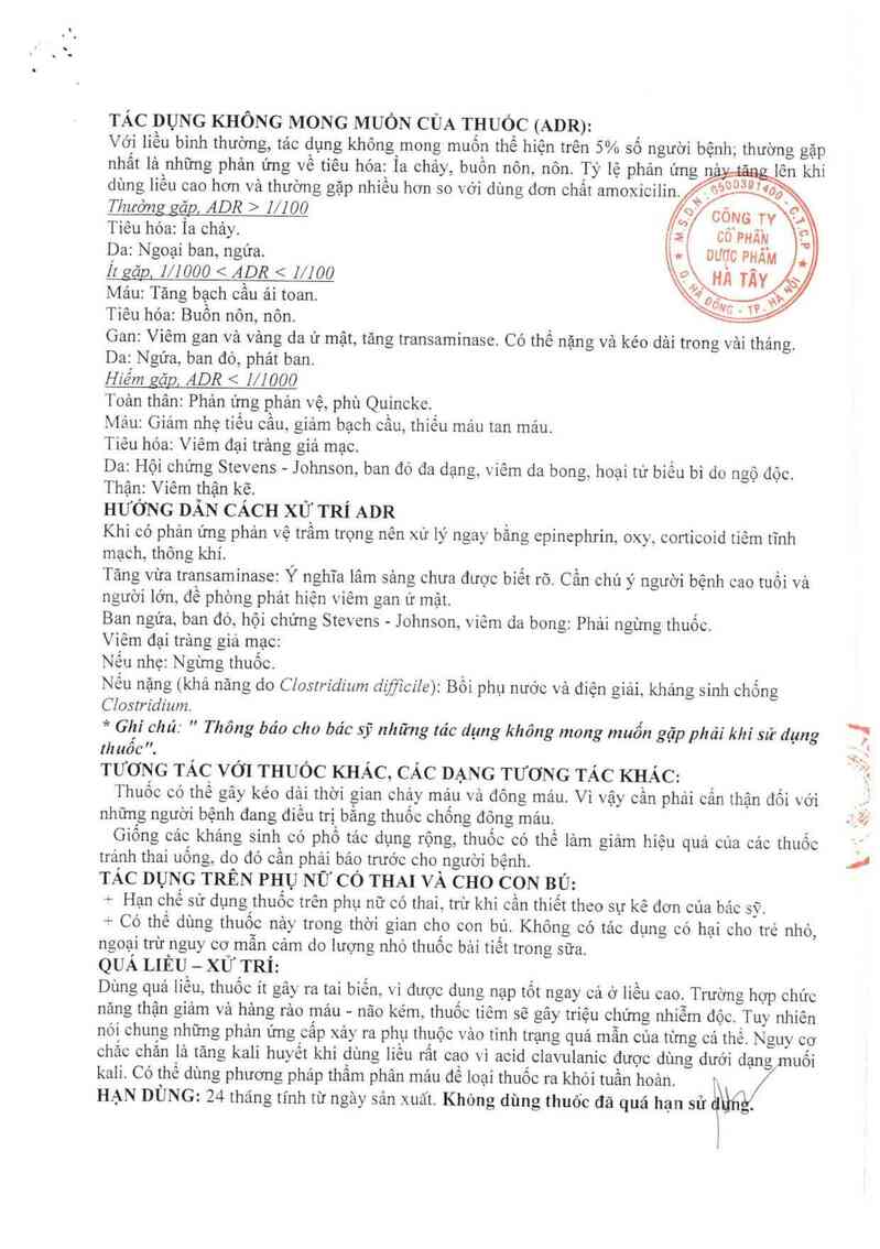 thông tin, cách dùng, giá thuốc Augclamox - ảnh 3